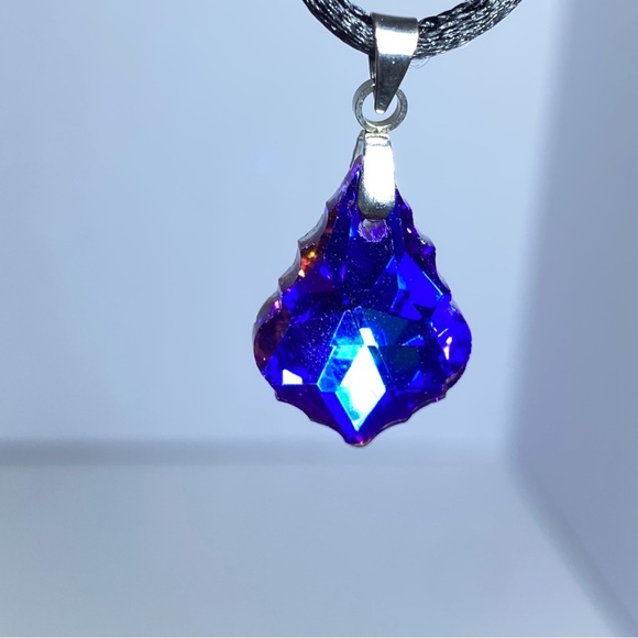 Elegant Purple and Blue drop Pendant car charm - Picture 5 of 7